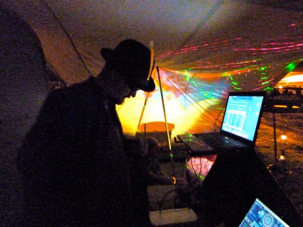 DJing at Cosmic Puffin